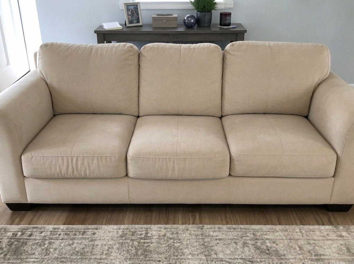 Sofa after cleaning